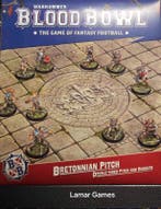 Blood Bowl Bretonnian team pitch and dugouts (Warhammer, Ophalen of Verzenden, Nieuw