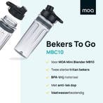 2dekans | MOA Blender To Go MBC10 Extra Bekers - Bekers To, Ophalen of Verzenden, Zo goed als nieuw