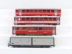 Bemo H0m - 7252 120 - Modeltrein personenwagonset (1) -, Nieuw