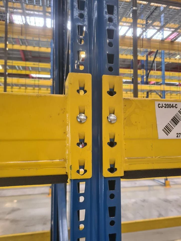 Palletstelling nedcon pr, gebruikt - Ligger Geel 3560x150x40, Zakelijke goederen, Kantoor en Winkelinrichting | Magazijn, Stelling en Opslag