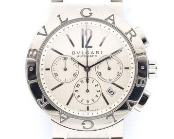 Bvlgari - Bulgari Bulgari Chronograph 42mm Silver Dial -, Nieuw