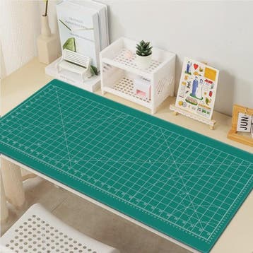 Cutting-Mat-white-on-black Mouse Pad Office Gaming Laptop De, Verzenden, Nieuw
