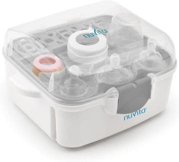Stoomsterilisator 3 Flessen | BPA-vrij | Laatste Stuk!, Kinderen en Baby's, Ophalen of Verzenden, Zo goed als nieuw, Sterilisator