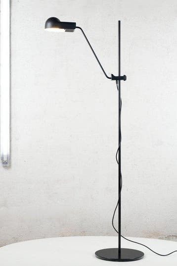 Karakter - Joe Colombo - Staande lamp - Domo Floor - Zwart -