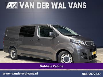 Peugeot Expert | 2.0 BlueHDI 123pk L3H1 Dubbele Cabine Euro6, Gebruikt, Euro 6, Dealer onderhouden, Zilver of Grijs