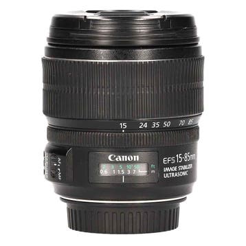 Canon EF-S 15-85mm f/3.5-5.6 IS USM met garantie, Ophalen of Verzenden, Gebruikt