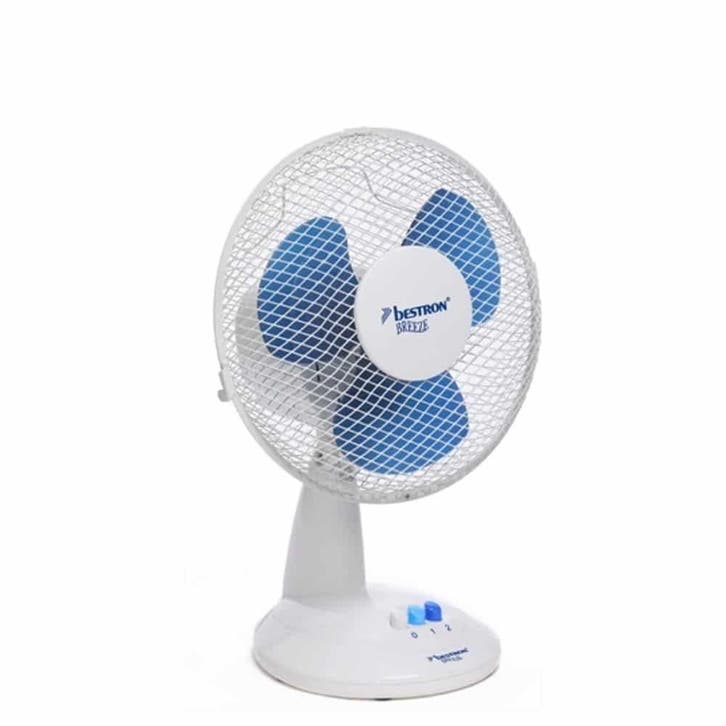 Bestron tafelventilator korf 27cm hoogte 40cm 2 standen -, Witgoed en Apparatuur, Ventilatoren, Ophalen of Verzenden