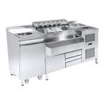 CombiSteel Gekoelde Cocktail Bar Station | RVS | 230V, Ophalen of Verzenden, Nieuw