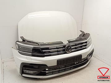 VW Tiguan 5NA R-Line Voorkop Compleet LC9A Vol LED Kop Bumpe, Ophalen, Gebruikt, Volkswagen