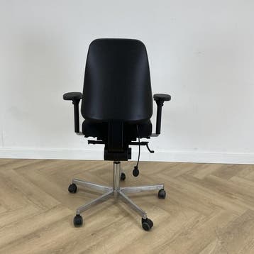 Temperatio ergo  bureaustoel, maatwerkstoel zwart, Gebruikt, Zwart, Ophalen of Verzenden, Bureaustoel