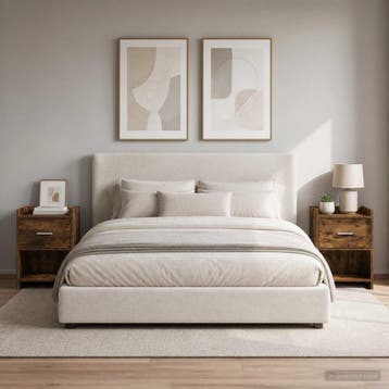 vidaXL Nachtkastjes 2 st Gerookt eiken 40 x 30 x 60 cm, Minder dan 45 cm, Verzenden, Nieuw, 55 tot 70 cm