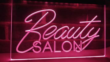 Beauty salon neon bord lamp LED verlichting reclame lichtbak, Verzenden, Nieuw