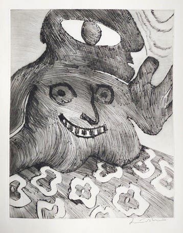 Bengt Lindström (1925-2008) - The fool on the hill