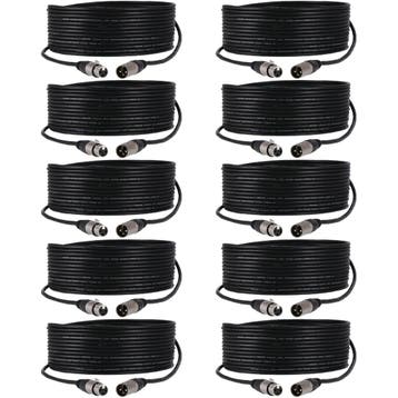 Devine 10 x MIC100 10m microfoon/DMX kabelset, Verzenden, Nieuw