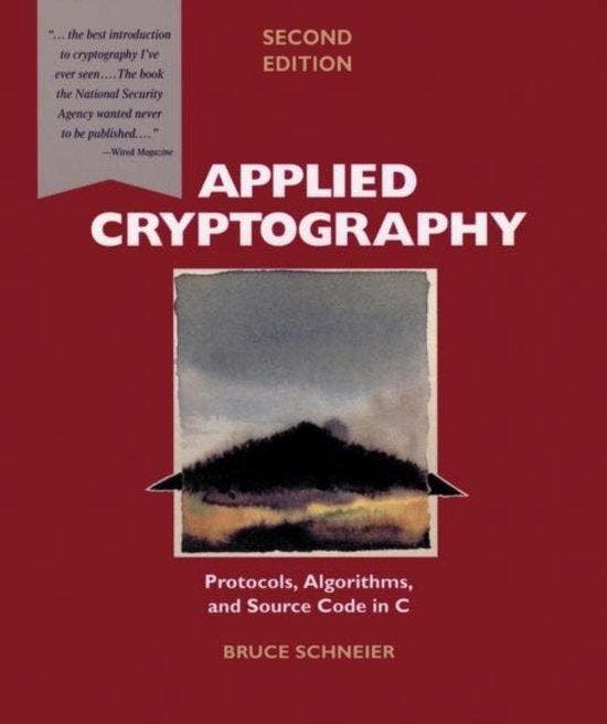 Applied Cryptography 2nd - Bruce Schneier 9780471117094, Boeken, Taal | Engels, Gelezen, Verzenden