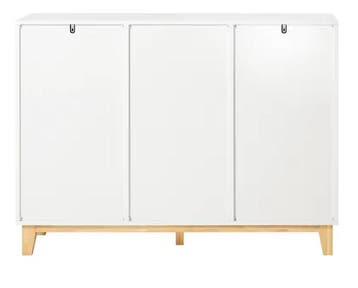 Wit Dressoir 120 cm – Met Lades, Deuren en Houten Details, Huis en Inrichting, Keuken | Keukenelementen, Verzenden, Nieuw