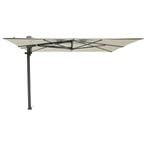 Madison Braga zweefparasol 355x300 cm - mellow silver olefin, Verzenden, Nieuw