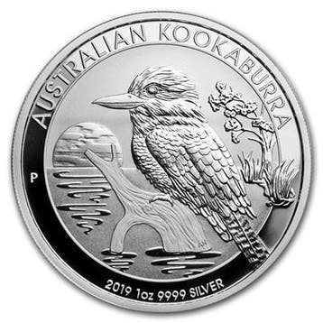 Kookaburra 1 kg 2019, Verzenden, Losse munt, Zilver