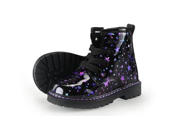 Puccetti Boots Meisjes in maat 21 Zwart, Kinderen en Baby's, Verzenden, Jongen of Meisje, Schoenen, Zo goed als nieuw
