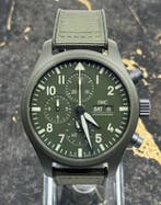 IWC Pilots Watch Chrono Top Gun Woodland 45mm - IW389106, Sieraden, Tassen en Uiterlijk, Horloges | Heren, Nieuw, Polshorloge