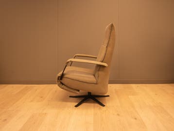Chill- Line relaxstoel Deliza in leder, hoge showroomkorting, Minder dan 75 cm, Nieuw, Ophalen of Verzenden, 50 tot 75 cm