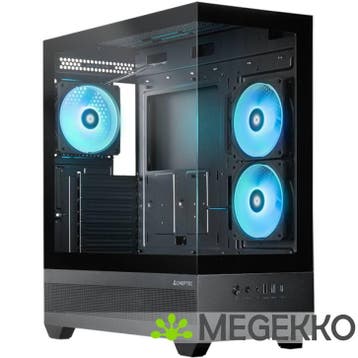 Chieftec Vista Midi Tower Zwart, Computers en Software, Verzenden, Nieuw