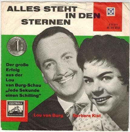 Single vinyl / 7 inch - Barbara Kist - Lou van Burg - All..., Cd's en Dvd's, Vinyl Singles, Zo goed als nieuw, 7 inch, Overige genres