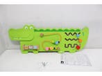 Viga Toys - Krokodil - Wandspeelbord - 91cm x 32cm, Verzenden, Zo goed als nieuw