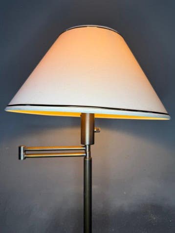 Pale lluminacion - Staande lamp - Messing, Textiel - Een