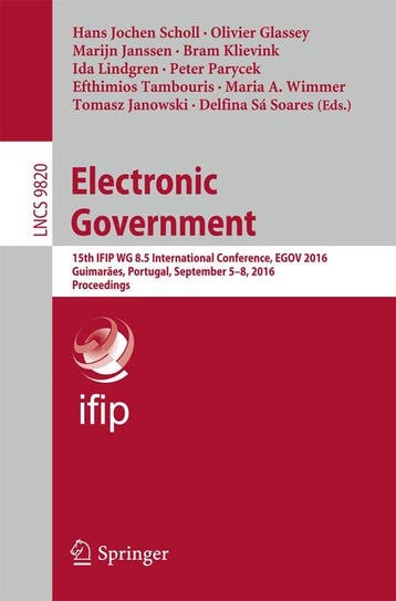 9783319444208 Electronic Government Hans Jochen Scholl, Boeken, Verzenden, Nieuw, Hans Jochen Scholl