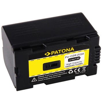 Panasonic CGR-D220 / CGR-D16 accu (Patona), Verzenden, Nieuw