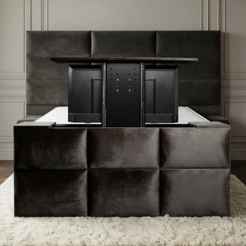 van Schaik Boxspring Platinum Deluxe met TV-Lift - 130 x 190, Nieuw