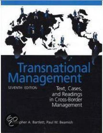 9781259010590 Transnational Management | Tweedehands, Verzenden, Zo goed als nieuw, Christopher A. Bartlett