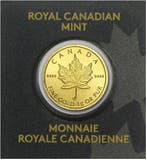 1 gram - Goud .999 - Maple Leaf fine gold (Zonder