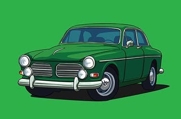 Poster Volvo amazon, Auto diversen, Auto-accessoires, Ophalen of Verzenden, Nieuw