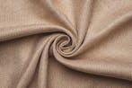 2dekans | Larson - Luxe Geweven Blackout Gordijn - Ringen -, Ophalen of Verzenden, Zo goed als nieuw, Beige