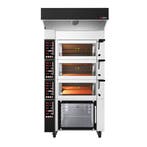 GGM Gastro | Elektrisch Etageoven - Digitaal - 3 bakkamers -, Verzenden, Nieuw