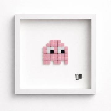 nLm - nLm - Pac-Man Pink (Ghost) • Mosaic • 2/50