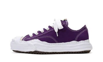 Maison Mihara Yasuhiro Hank OG Sole Canvas Low Purple, Nieuw