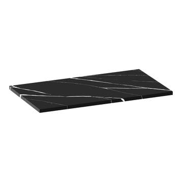 Brauer Mirage Topblad - 80 cm - Marmerlook Nero Marquina, Ophalen of Verzenden, Nieuw