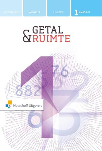 Getal amp Ruimte 12e ed vmbo kgt 1 leerboek de 9789001826420, Verzenden, Zo goed als nieuw