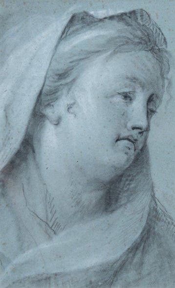Jacob de Wit (c.1695-1754), Toegeschreven aan - Portret, Antiek en Kunst