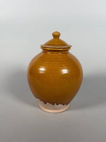 Oud Chinees - Tang-dynastie, bruin geglazuurd Vaas - 25 cm