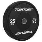 Tunturi Platinum Bumper Plate Black, 25kg, Sport en Fitness, Fitnessmaterialen, Verzenden, Nieuw