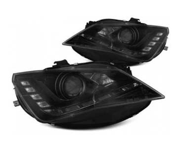 Seat Ibiza 6P Facelift xenon koplampen zwart met LED 12-15, Verzenden, Nieuw, Seat