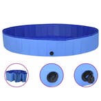 vidaXL Hondenzwembad inklapbaar 200x30 cm PVC blauw, Dieren en Toebehoren, Verzenden, Nieuw