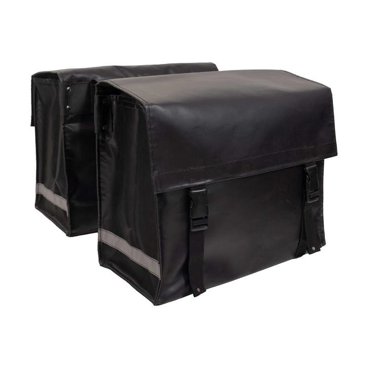 Beck Nostalgic 52 Liter Mat Zwart, Fietsen en Brommers, Fietsaccessoires | Fietstassen, Nieuw, Verzenden