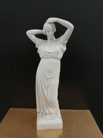 Limoges - Beeldje - Classical female figure; 25 cm -