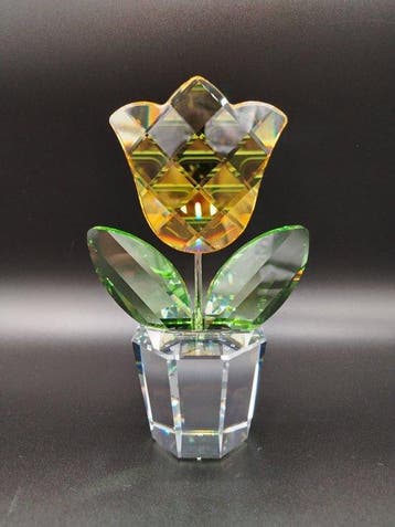 Swarovski - Beeldje - Swarovski Happy Flowers - Tulip