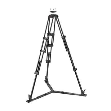 Manfrotto Alu Twin GS Tripod 100/75mm, Nieuw, 150 tot 175 cm, Met balhoofd, Ophalen of Verzenden
